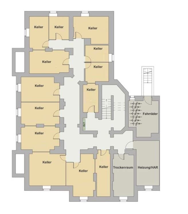 Stilvolle 3‑Raum‑Wohnung mit Balkon in Striesen – Vorschaubild 3