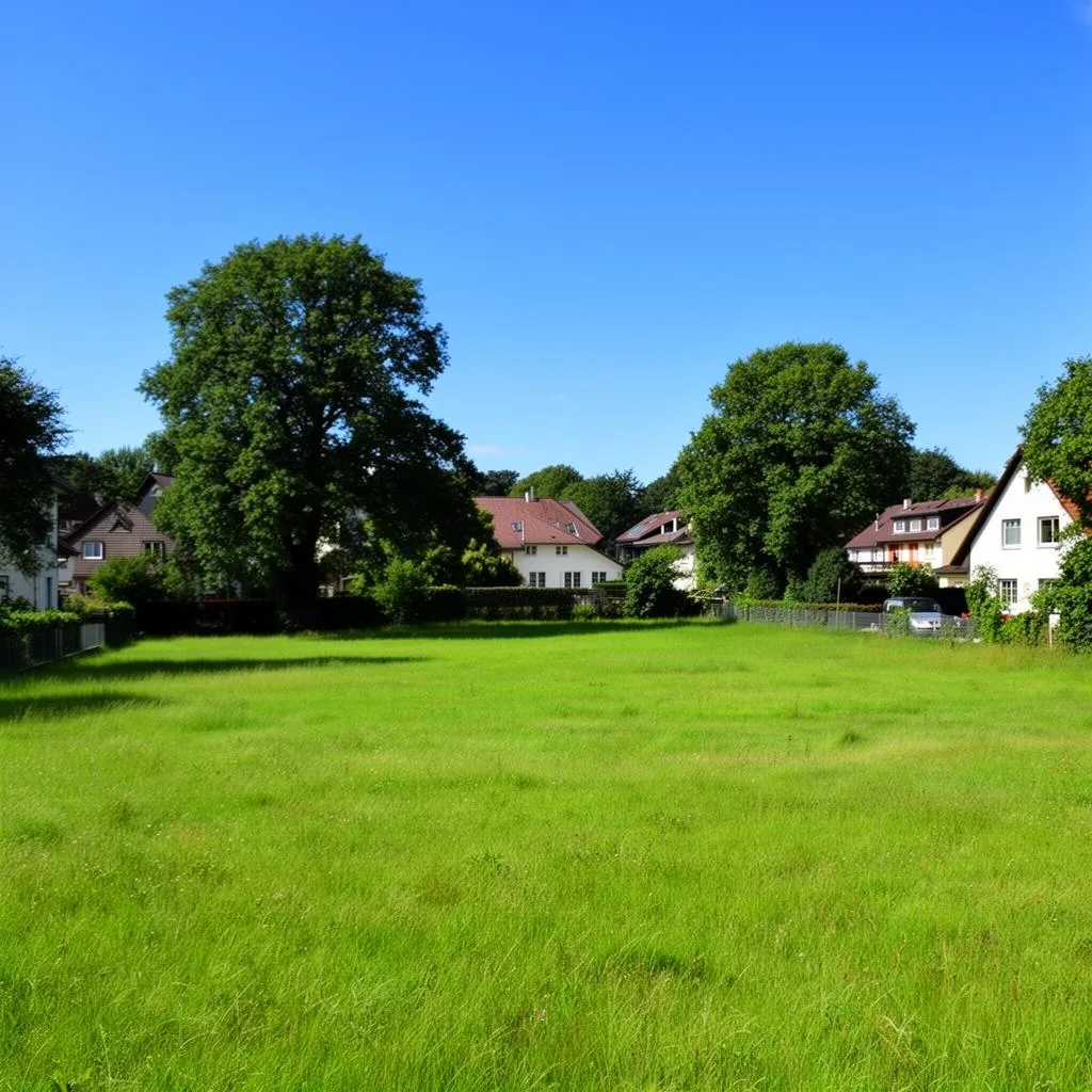 Grünes Baugrundstück in einer ruhigen Wohnlage am Dresdner Stadtrand